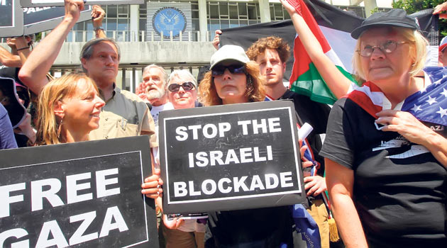 Gazze filosuna Yunan engeli