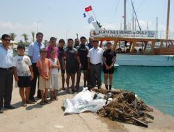 DALGIÇLAR LİMANDA TEMİZLİK YAPTI!..