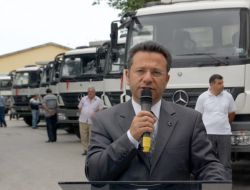 İller Bankası’na Borçlanarak Alınan 17 Kamyon İlçelere Gönderildi