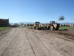 Aziziye'de Yeni Yol Çalışması