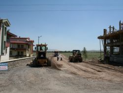 Aziziye'de Yol Çalışması