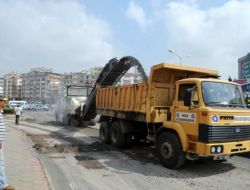 Antalya Mevlana Kavşağı Asfaltlanıyor