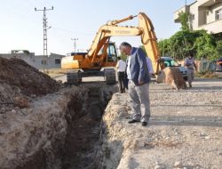 Başkan Sadak, Altyapı Çalışmalarını Denetledi