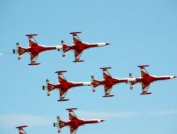 Türk Yıldızları Belçika Semalarını Renklendirdi