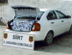 KAÇAK SİGARA ELE GEÇİRİLDİ