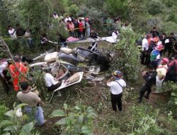 GUATEMALA’DA HELİKOPTER KAZASI
