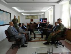 Bakan Yılmaz'dan, Bingöl İl Jandarma Komutanlığı'na Taziye Ziyareti