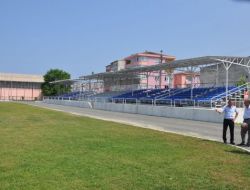 Güreş Sahasında Hazırlıklar Devam Ediyor