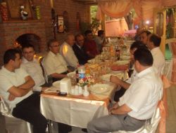 Sarıkaya Emniyet Müdürü'ne Veda Yemeği