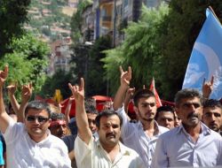 Malatya'da Teröre Tepki Yürüyüşü Yapıldı