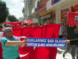 Çorumlular 13 Şehit İçin Yürüdü