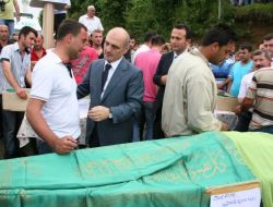 Trabzon'daki Kazada Vefat Eden 8 Kişi Toprağa Verildi.