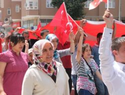 Nevşehirliler 13 Şehit İçin Yürüdü