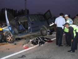 Düğün Dönüşü Kaza: 3 Ölü 5 Yaralı