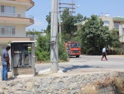 Serik'te Elektrik Trafosunda Yangın Çıktı