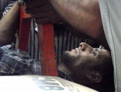 İnşaat İşçisi Ayağını Yük Makarasına Kaptırdı