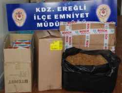Emniyet 140 Kilo Kaçak Tütüne El Koydu!