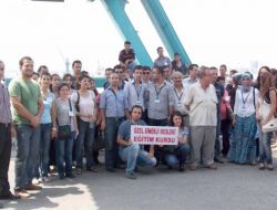 Lojistik Eğitimi Alan Kursiyerler Liman Çalışmalarını Yerinde Gördü