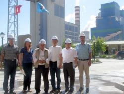 TERMİK SANTRALE ZİYARETÇİ AKINI