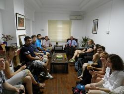 TALAT'A VEDA ZİYARETİ