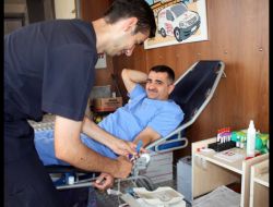 40 Derecede Kan Bağışında Bulundular