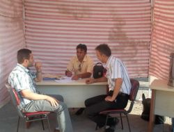 Sabah Dershanesi, Aktekke Meydanı'nda Tercih Çadırı Kurdu