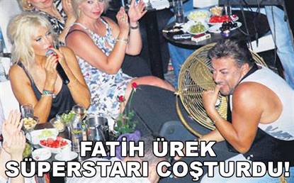 KONSERDEN ÇIKTI FATİH ÜREK’İ DİNLEMEYE GİTTİ