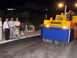 Yozgat Belediye Başkanı, Akşam Asflat Çalışmalarını Denetledi