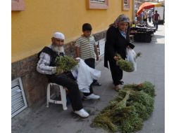 Seksenlik Dedenin Çalışma Azmi Gençlere Örnek Oluyor