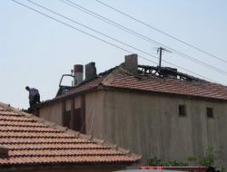 Samanlıkta Çıkan Yangın