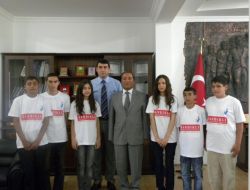 Sandıklı Koleji'nin Başarılı Öğrencileri Protokolü Ziyaret Etti