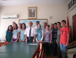 Ekder'li Öğrencilerden Kaymakam Işık'a Ziyaret