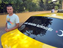 Şehit Haberlerine Üzülen Taksici, Şehit Ailelerini Ücretsiz Taşımaya Başladı