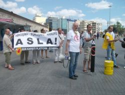 Hiroşima’nın Yıldönümünde Nükleer Protestosu