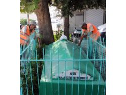 Antalya’daki Türbelere Ramazan Temizliği