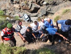 50 Metreden Uçuruma Düşen Otomobil İki Gün Sonra Bulunabildi