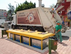 Antalya’da Yere Gizlenen Çöp Konteynerleri İlgi Gördü