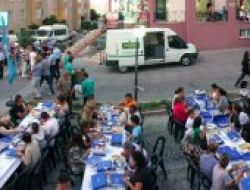 Bahçeşehirliler Sokakta İftar Etti
