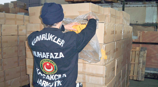 Gümrük Kaçakçılarına uydudan takip