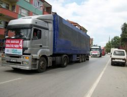 8 Tırlık Yardım Malzemesi Afrika İçin