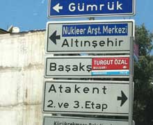 TIR şoförleri için tabela