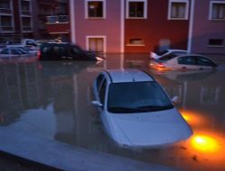 Çankırı'da Şiddetli Yağış Gece Boyunca Devam Etti