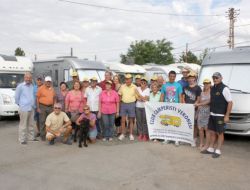 İtalyan Turistler Sıcak Çermik'te Kampa Girdi