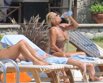 Semiramis Pekkan'ın tatil keyfi