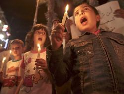 Lazkiye Saldırısı Ramallah'ta Protesto Edildi