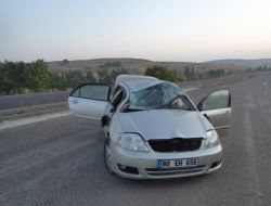 Çorum'da Araç Takla Attı, 3 Yaralı