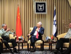 Çin Genelkurmay Başkanı, İsrail Lideri Peres’i Ziyaret Etti