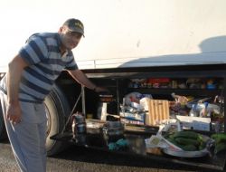 TIR KUYRUĞUNDA İFTAR