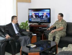 Tuğgeneral Karaosmanoğlu Vali Lekesiz’i Ziyaret Etti