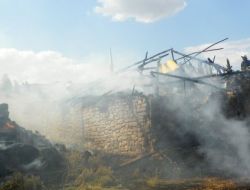 Çorum'da Yangın Paniğe Sebep Oldu